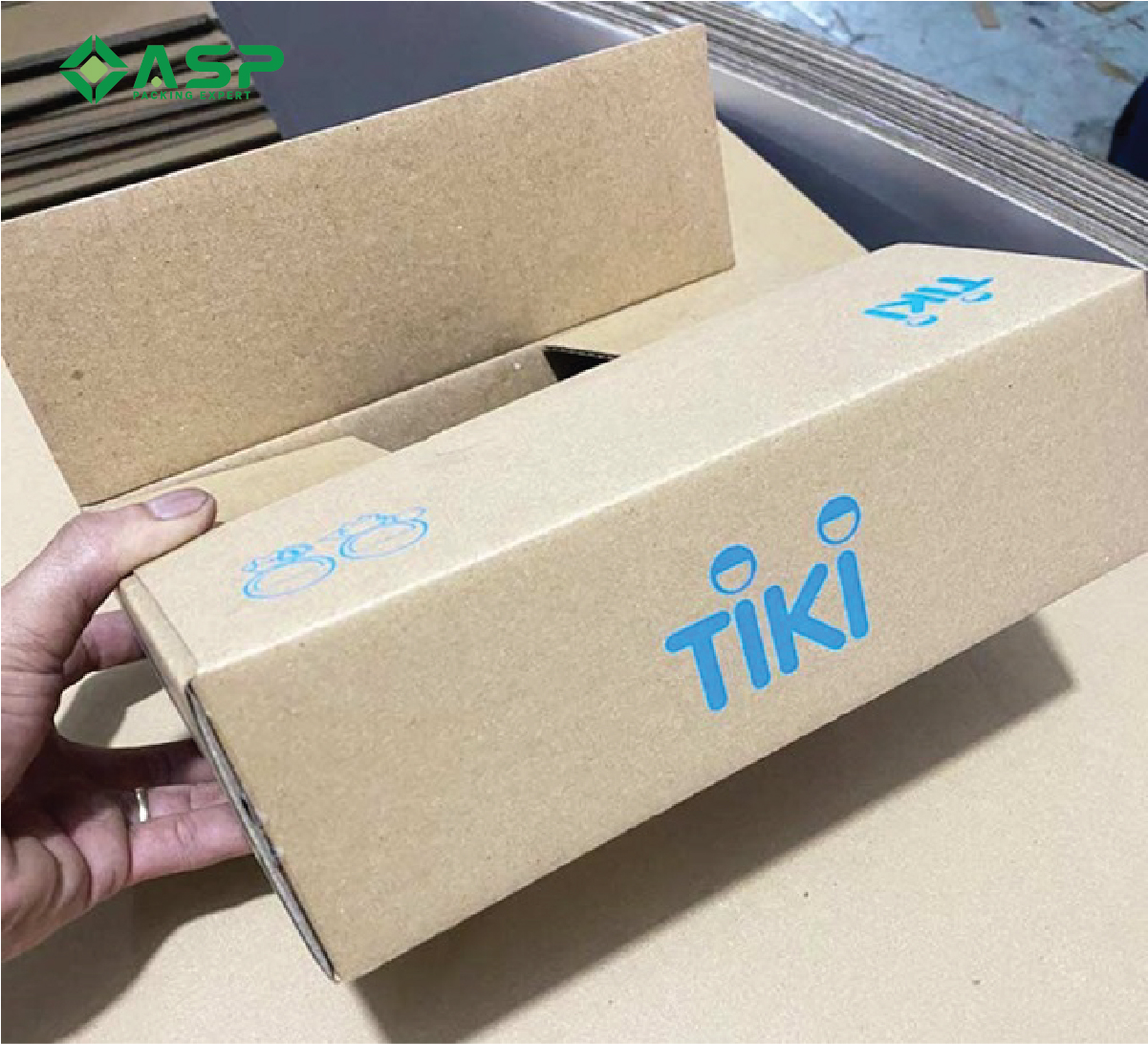 Dây chuyền sản xuất hộp shipcod 2