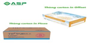 Phân biệt thùng carton in offset và thùng carton in flexo 3