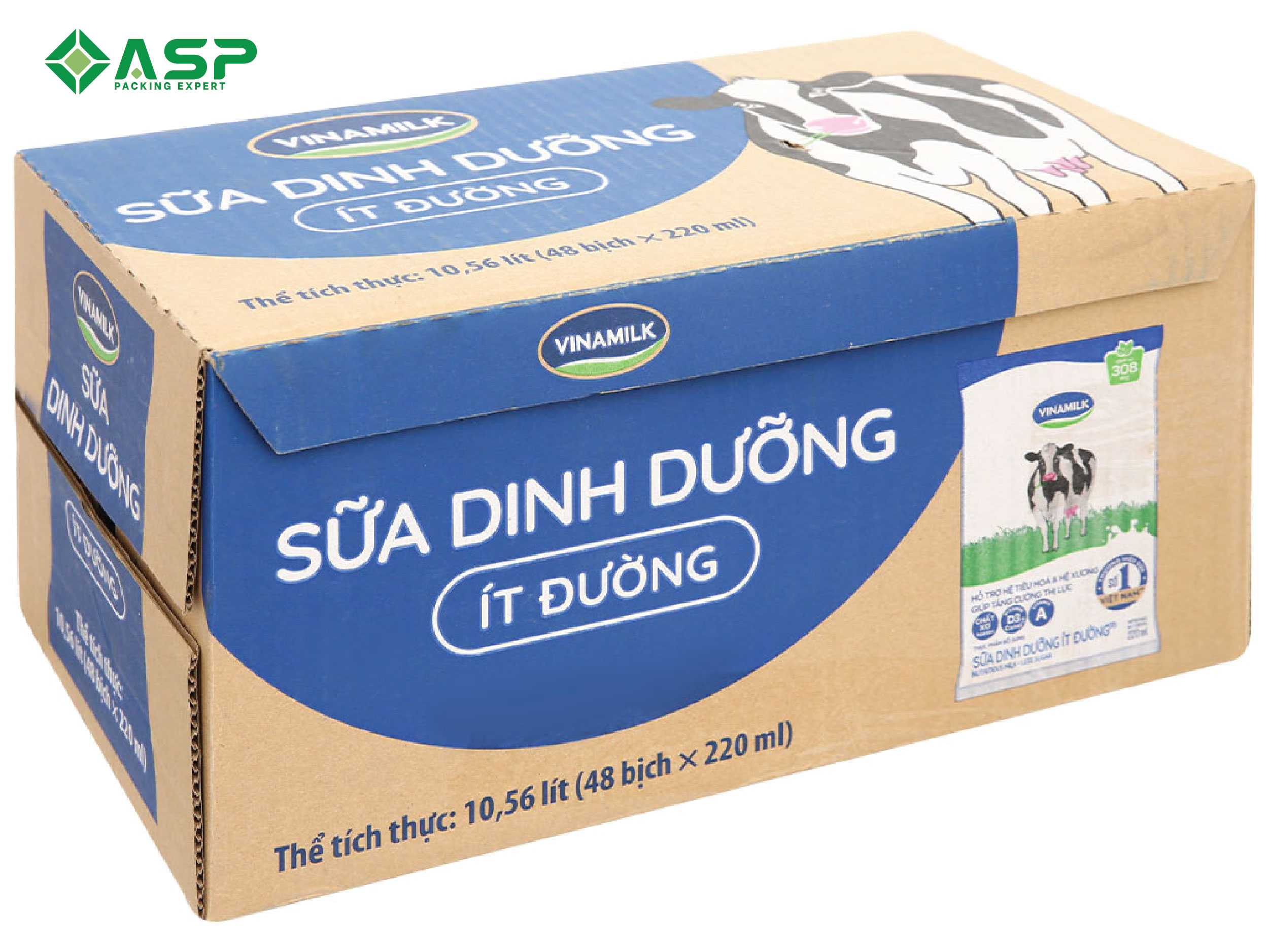 thùng carton đựng sữa 1