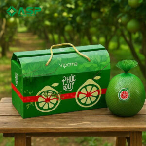 Thùng carton đựng bưởi da xanh in offset 3