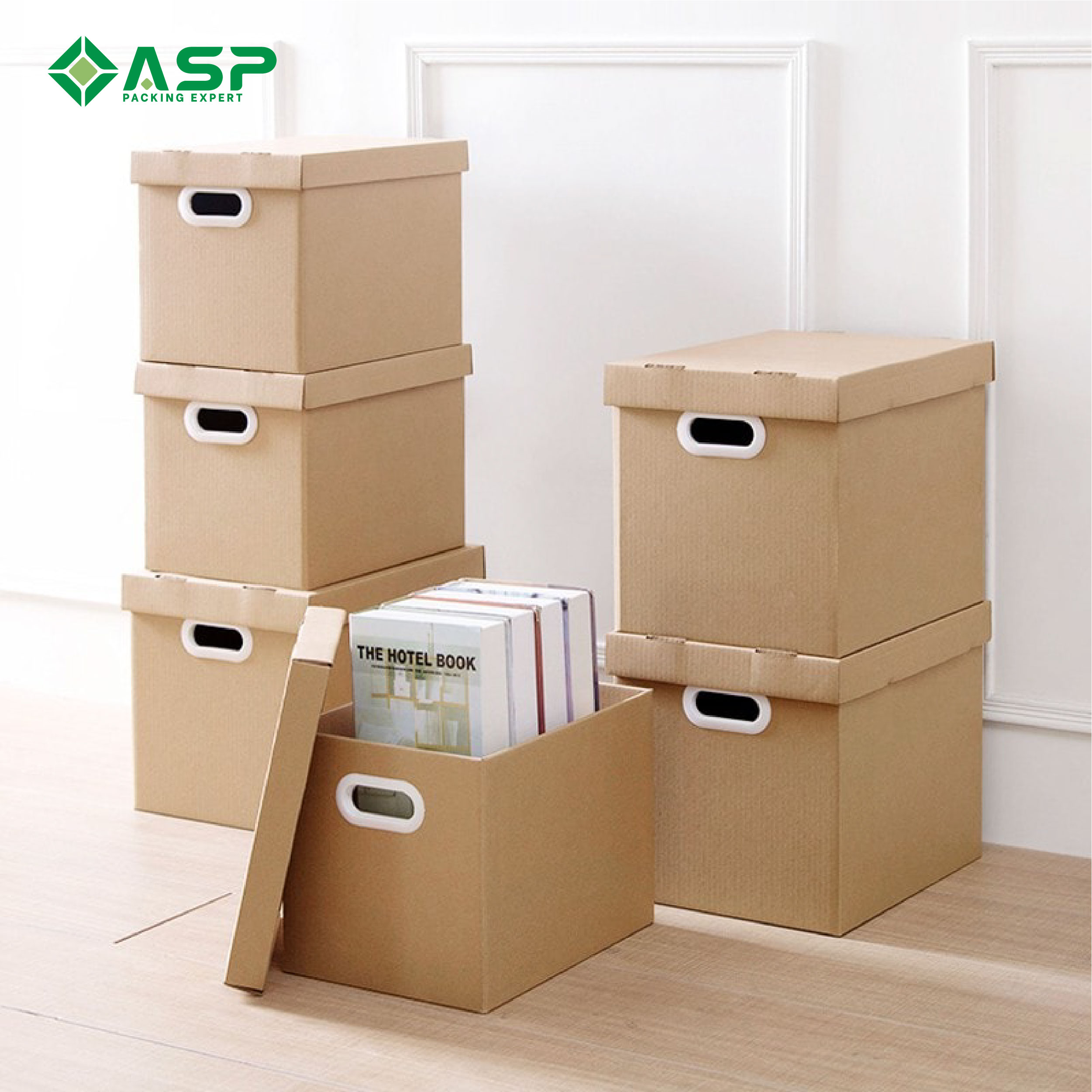 Thùng Carton Có Nắp Cho Văn Phòng 1