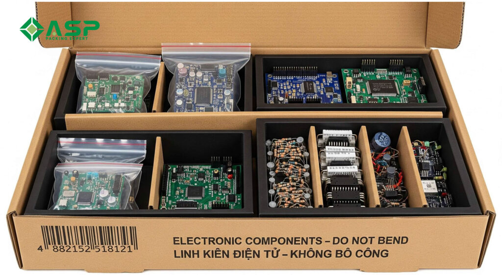 Phân loại thùng carton đóng gói hàng điện tử