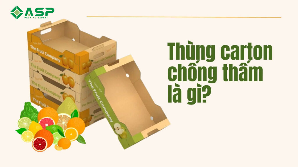 thùng carton chống thấm